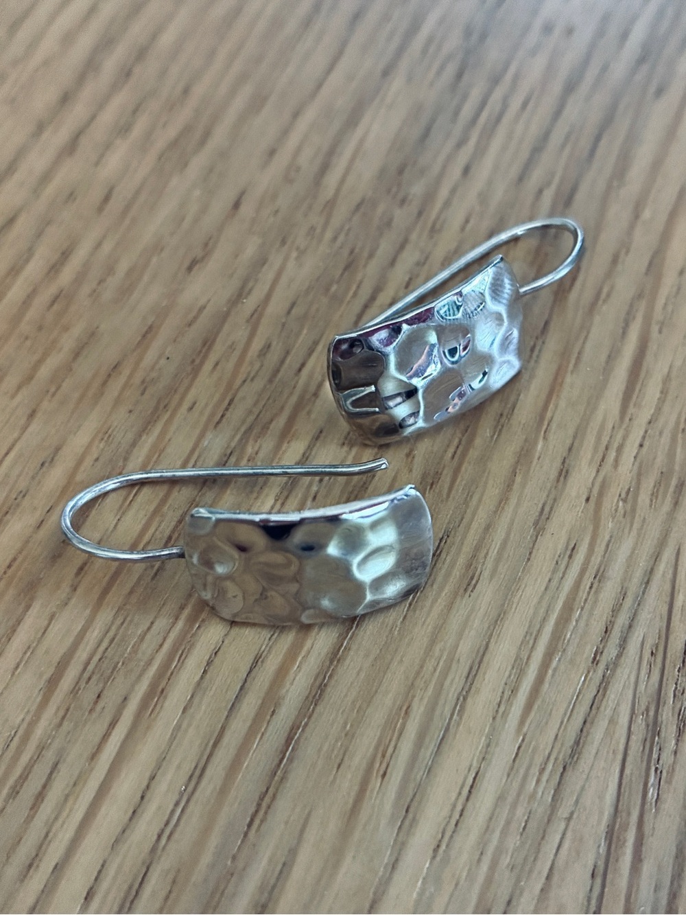 Silpada Sterling Silver Hammered Dangle Earrings